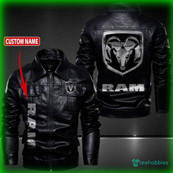 ram truck personalized name fleece leather jacket 1 BFfUg 600x600px Ram Truck Personalized Name Fleece Leather Jacket