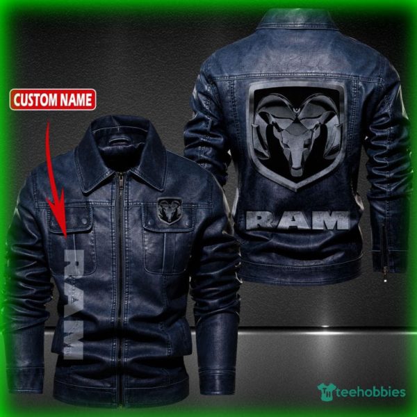 ram truck personalized name fleece leather jacket 2 wYKvM 600x600px Ram Truck Personalized Name Fleece Leather Jacket