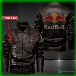 red bull personalized name fleece leather jacket 4 bQvBo 247x247px Red Bull Personalized Name Fleece Leather Jacket
