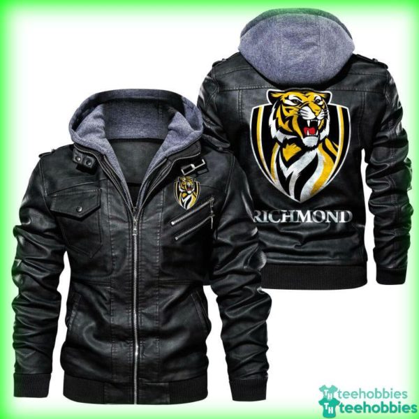 richmond football club richmond tigers leather jacket hoodie gift for fathers day 2 HBAfu 600x600px Richmond Football Club Richmond Tigers Leather Jacket Hoodie Gift For Father's Day