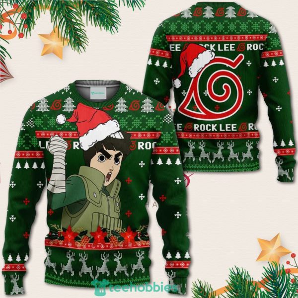 rock lee christmas sweater custom naruto anime xmas shirt for men women 1 BKaWN 600x600px Rock Lee Christmas Sweater Custom Naruto Anime Xmas Shirt For Men Women
