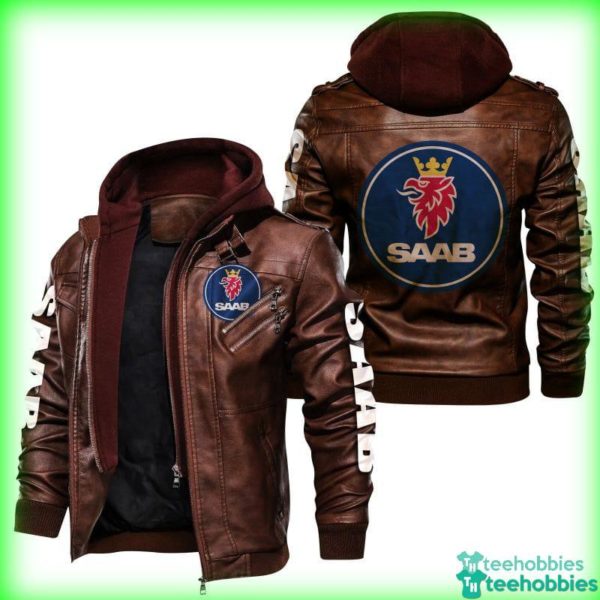 saab automobile leather jacket hoodie gift for fathers day 1 L2ZBy 600x600px Saab Automobile Leather Jacket Hoodie Gift For Father's Day