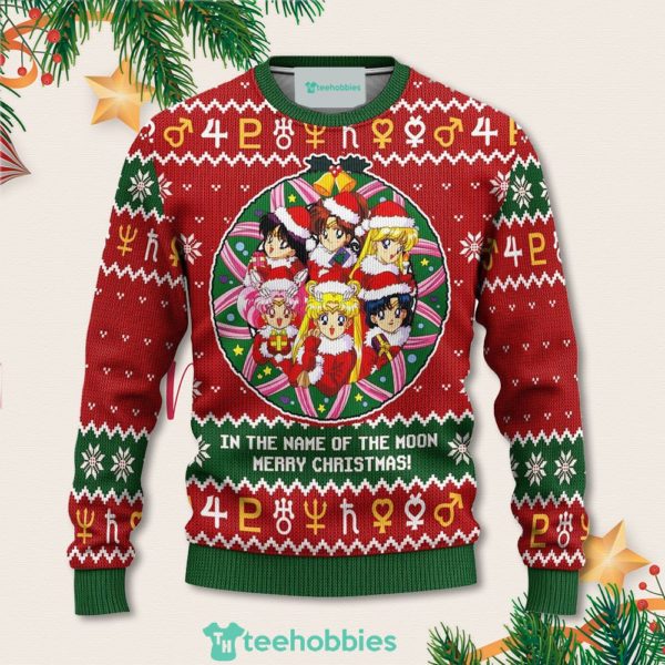 sailor guardians anime christmas sweater sailor moon xmas for men women 1 c8FHj 600x600px Sailor Guardians Anime Christmas Sweater Sailor Moon Xmas For Men Women