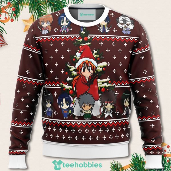 samurai x christmas sweater for men women 1 WtZJ9 600x600px Samurai X Christmas Sweater For Men Women