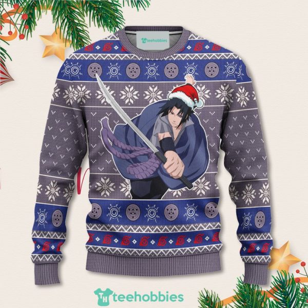 sasuke rinnegan christmas sweater naruto anime xmas for men women 1 IeTHS 600x600px Sasuke Rinnegan Christmas Sweater Naruto Anime Xmas For Men Women