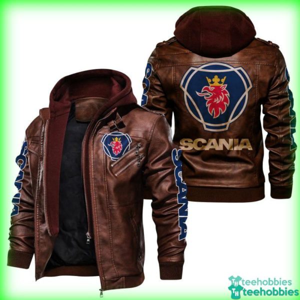 scania leather jacket hoodie gift for fathers day 1 qXBqT 600x600px Scania Leather Jacket Hoodie Gift For Father's Day