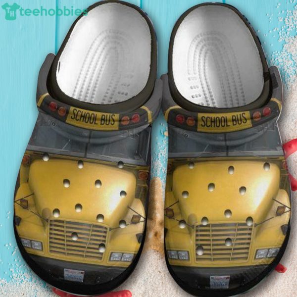 school bus unisex clog shoes for women men 1 7XrUN 600x600px School Bus Unisex Clog Shoes For Women, Men