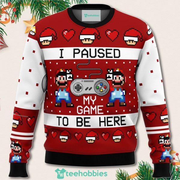 snes christmas sweater for men women 1 2W8mu 600x600px Snes Christmas Sweater For Men Women
