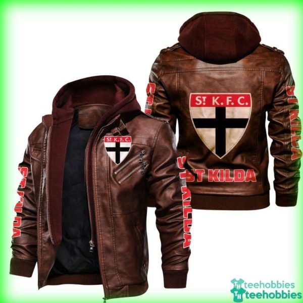 st kilda football club afl leather jacket hoodie gift for fathers day 2 zTzId 600x600px St Kilda Football Club AFL Leather Jacket Hoodie Gift For Father's Day