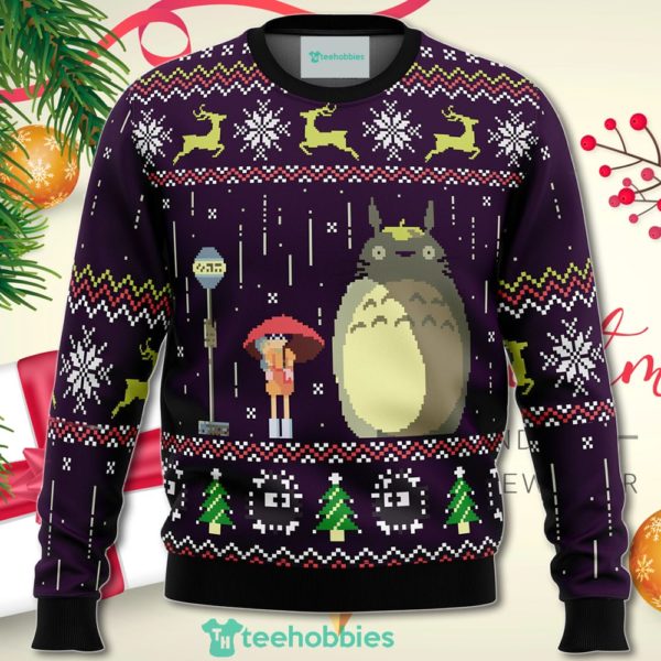 studio ghibli totoro rain miyazaki christmas sweater for men women 1 8LnxJ 600x600px Studio Ghibli Totoro Rain Miyazaki Christmas Sweater For Men Women