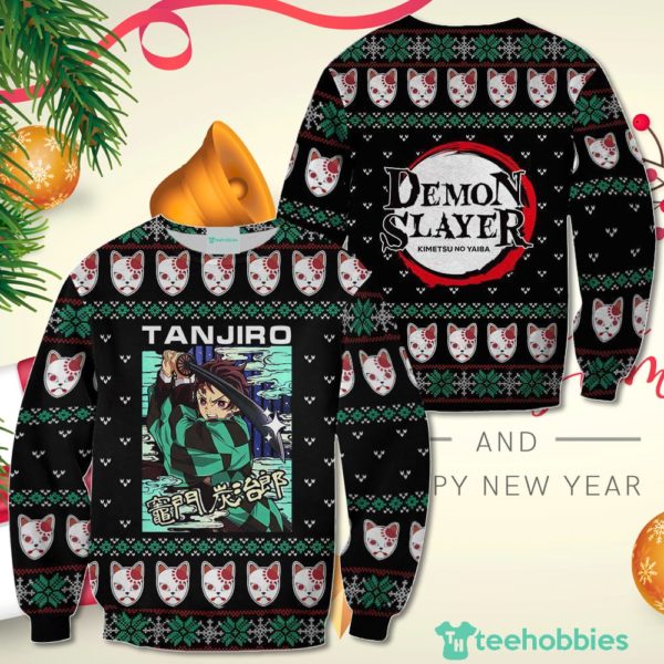 tanjiro kamado christmas sweater demon slayer anime xmas custom shirt for men women 1 WhLzE 600x600px Tanjiro Kamado Christmas Sweater Demon Slayer Anime Xmas Custom Shirt For Men Women