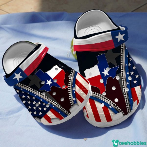 texas flag crocs classic clogs shoes for men women1 600x600px Texas Flag Texas Map Cute Gift Clog Shoes