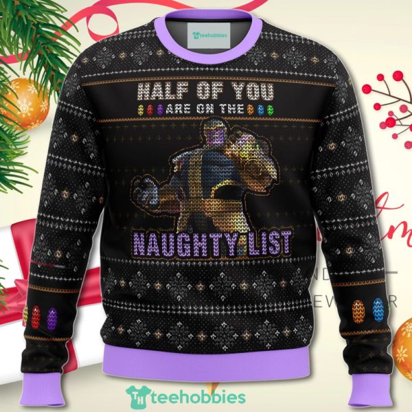 thanos naughty list christmas sweater for men women 1 g50d0 600x600px Thanos Naughty List Christmas Sweater For Men Women