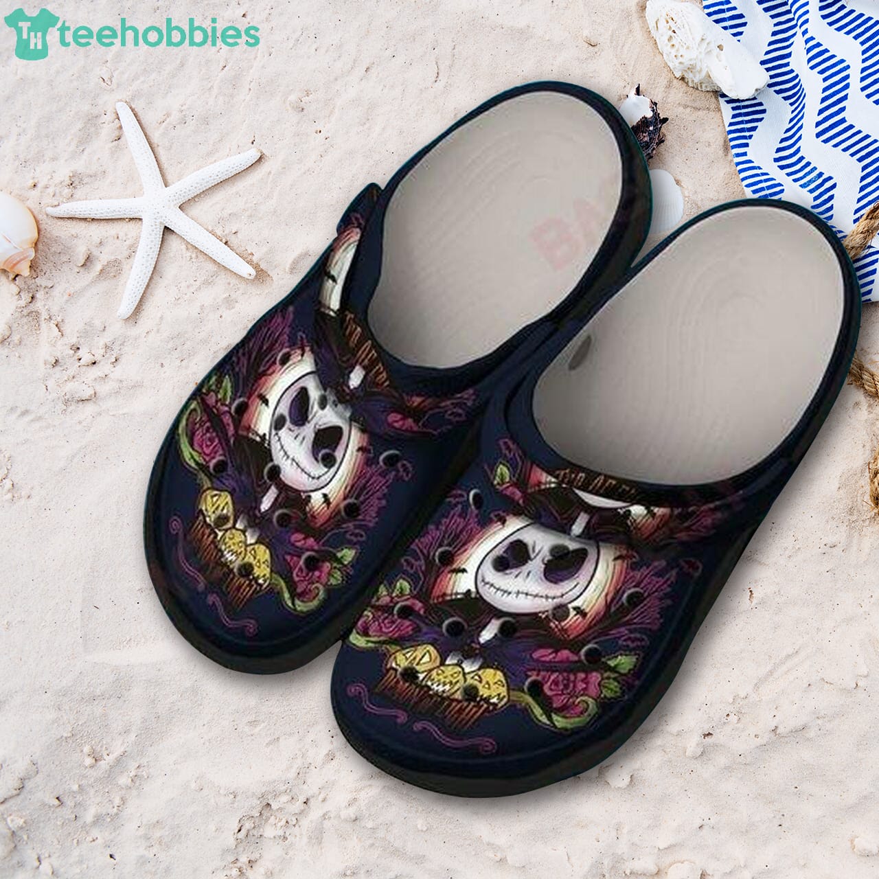 Men's nightmare before online christmas slippers