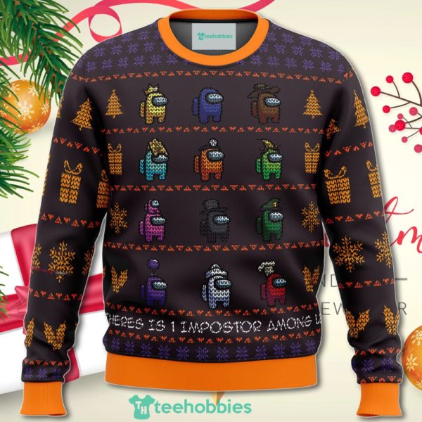 there is one impostor among us christmas sweater for men women 1 Ww2NE 600x600px There Is One Impostor Among Us Christmas Sweater For Men Women