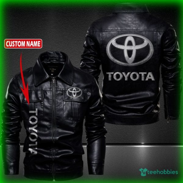 toyota landcruiser personalized name fleece leather jacket 1 226Dr 600x600px Toyota Landcruiser Personalized Name Fleece Leather Jacket