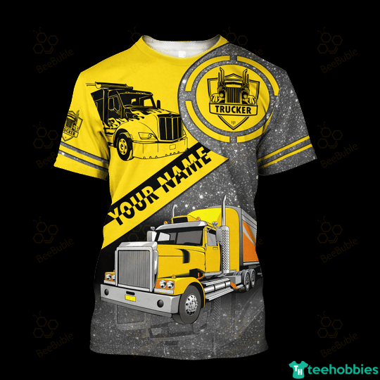 Summer Men's T-shirt Trucker Truck Driver Birthday Present 3D