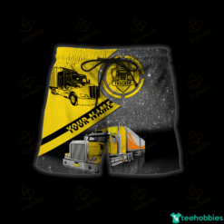 Truck Driver Unisex Personalized 3D All Over Print - Short Pant - Grey