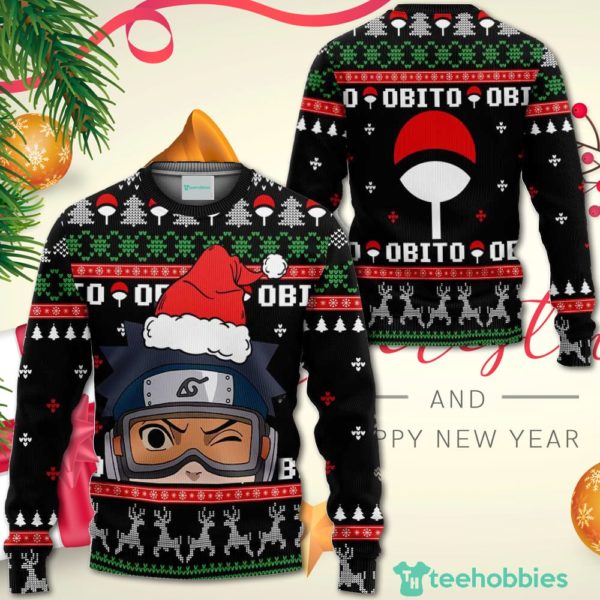 uchiha obito christmas sweater custom naruto anime xmas shirt for men women 1 kCory 600x600px Uchiha Obito Christmas Sweater Custom Naruto Anime Xmas Shirt For Men Women