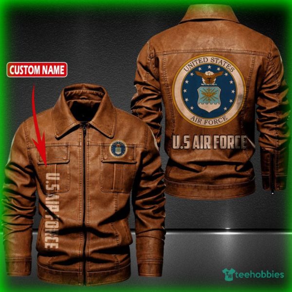 united states air force personalized name fleece leather jacket 2 xxf4j 600x600px United States Air Force Personalized Name Fleece Leather Jacket