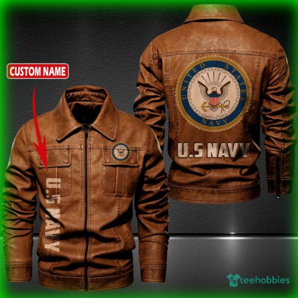 united states navy personalized name fleece leather jacket 2 TnmeO 600x600px United States Navy Personalized Name Fleece Leather Jacket