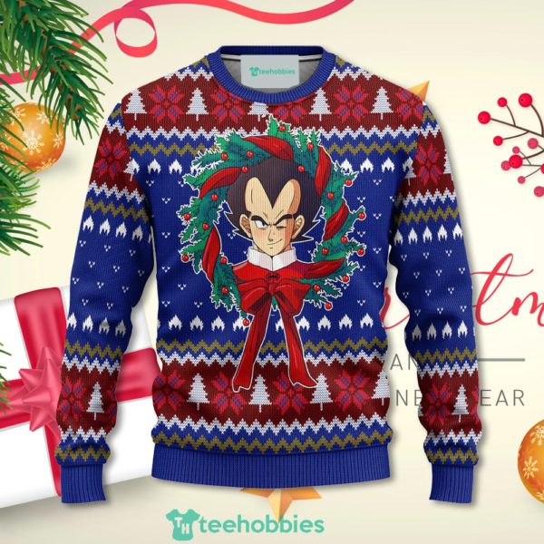 vegeta dragon ball z anime christmas sweater xmas for men women 1 gIvsx 600x600px Vegeta Dragon Ball Z Anime Christmas Sweater Xmas For Men Women