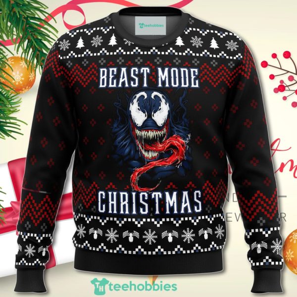 venom beast mode christmas christmas sweater for men women 1 57n5v 600x600px Venom Beast Mode Christmas Christmas Sweater For Men Women