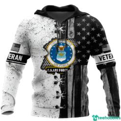 Veteran US Air Force In My Heart For Men And Women 3D All Over Print - 3D Hoodie - White