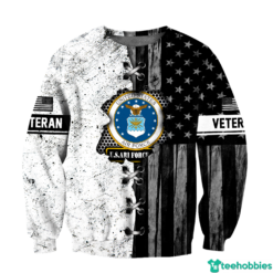 Veteran US Air Force In My Heart For Men And Women 3D All Over Print - 3D Sweatshirt - White