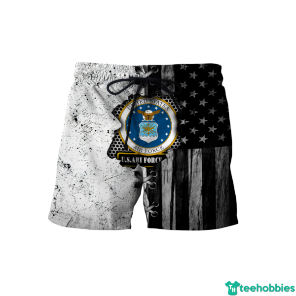 Veteran US Air Force In My Heart For Men And Women 3D All Over Print - Short Pant - White
