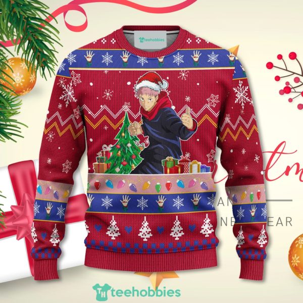 yuji itadori christmas sweater custom jujutsu kaisen anime xmas for men women 1 OFGjE 600x600px Yuji Itadori Christmas Sweater Custom Jujutsu Kaisen Anime Xmas For Men Women
