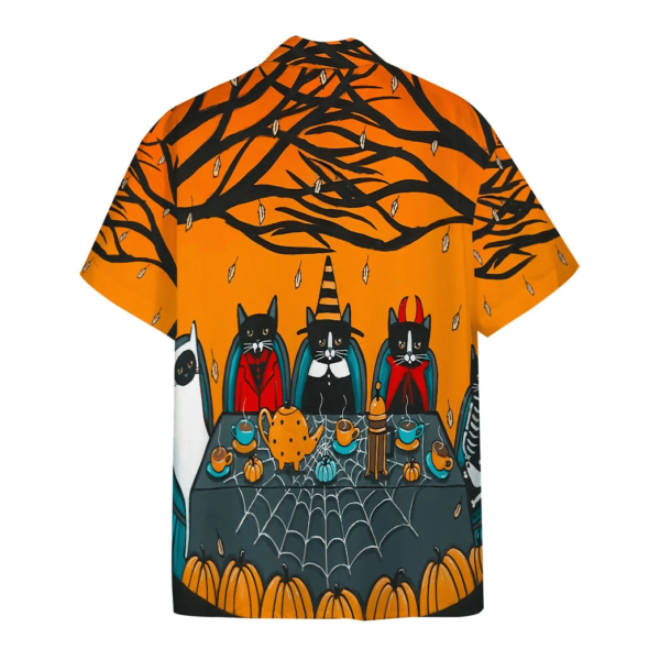 0x540@1632908292852e470010 600x600px Halloween Tea Black Cat Hawaiian Shirt