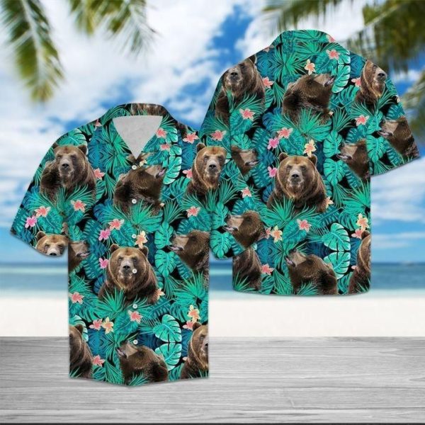 14f398afb1244cf83e38e4db8e25ee51 600x600px Ugly Bear Tropical Hawaiian Shirt