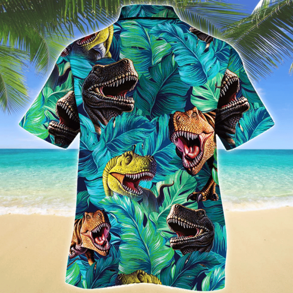 86718b1f718ac770d1fba586d0de87d3 600x600px T Rex Dinosaur Lovers Gift Hawaii Shirt