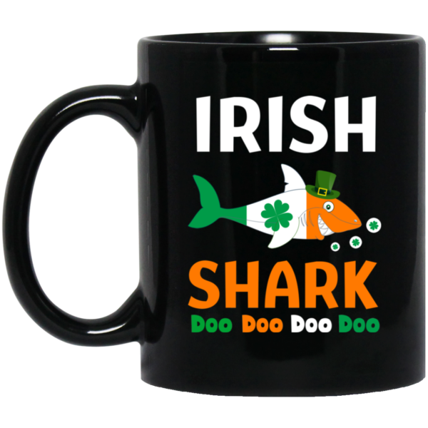 DynamicImageHandler 75b1c087 12e2 4cf9 90df 077bc3842f9c 1024x1024@2x 600x600px Patrick's Day Irish Shark Doo Doo Doo Coffee Mug