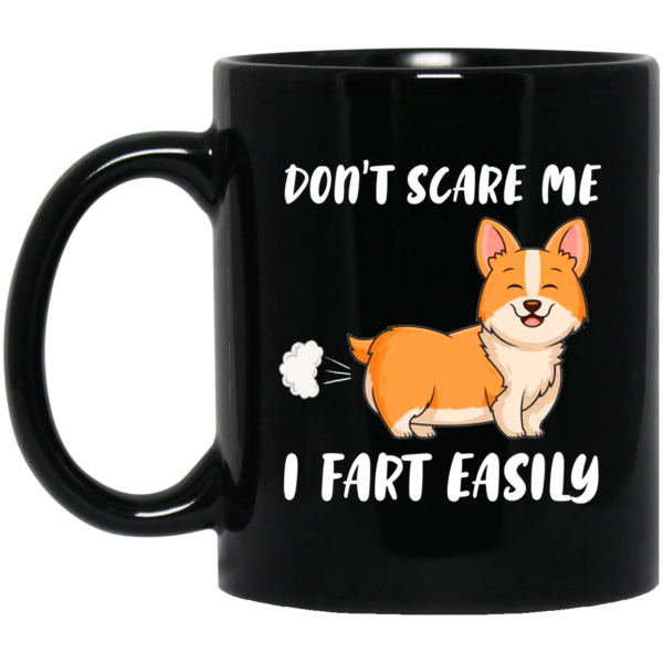 DynamicImageHandler 809efddb b78a 4aea 8111 d0c25939e544 1024x1024@2x 600x600px Cute Corgi Don't Scare Me I Fart Easily Dog Lover Coffee Mug