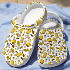 GAT3009102ch ads 3 510x510 1 247x247px Beekeeper Pattern Bee Lover Clog Shoes