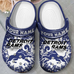 GTB1602222ch ads 4 510x510 1 247x247px Personalized Name Detroit Rams Unisex Clog Shoes