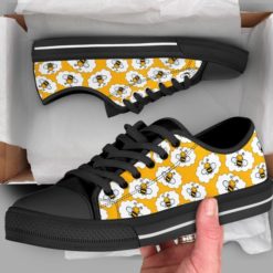 Bee Shoes Bee Gift Low Top Shoes - Women's Shoes - Black