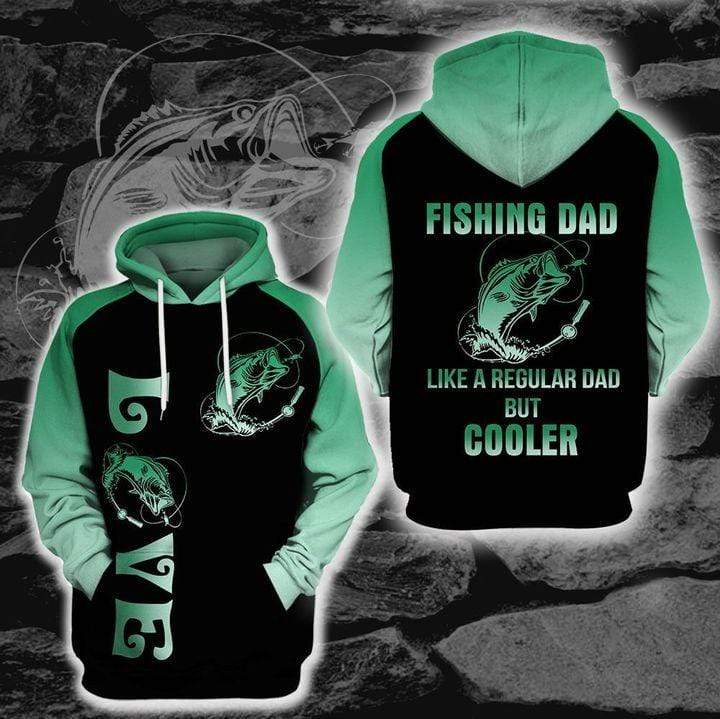 Fishing Dad Like A Regular Dad But Cooler 3D Hoodie