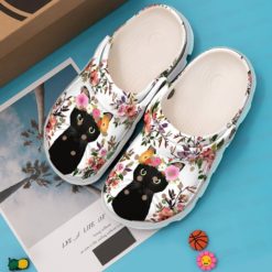 c5e5b0d79ba570a86cf8eb45e7c6ca93 2 247x247px Black Cat Flower Clog Shoes