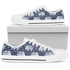 Cute Elephant Best Gift For Men And Women Low Top Shoes - Women's Shoes - White