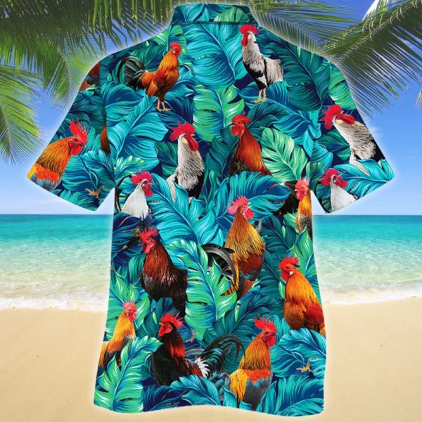 d6e232180fc7824ec6f9d544def7a961 600x600px Rooster Lovers Hawaii Shirt