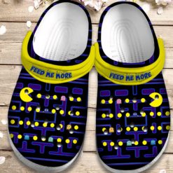Feed Me More Funny Game Clog Shoes - Clog Shoes - Black