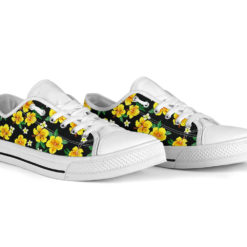 front 2 9aade3dc 73e6 4895 8c0f 511dd842802d 2000x 247x247px Yellow Flower Pattern Low Top Shoes