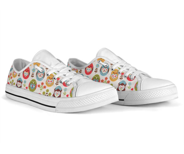 front 2 fb12b951 a8cb 4205 b7b6 d99b4d169d24 2000x 600x500px Eggs Pattern Low Top Shoes