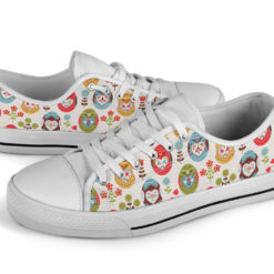 front 3 60afc44c ac2a 4f99 9166 6ddb13826f54 2000x 247x247px Eggs Pattern Low Top Shoes