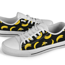 front 3 96f669a4 a111 4ea6 a574 eaf39a879014 2000x 247x247px Banana Pattern Low Top Shoes