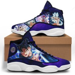 Goku Ultra Instinct Anime Lover Air Jordan 13 Shoes - Men's Air Jordan 13 - Blue