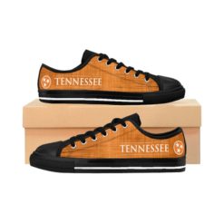 Graphic Tennessee For Men And Women Low Top Shoes - Men's Shoes - Black